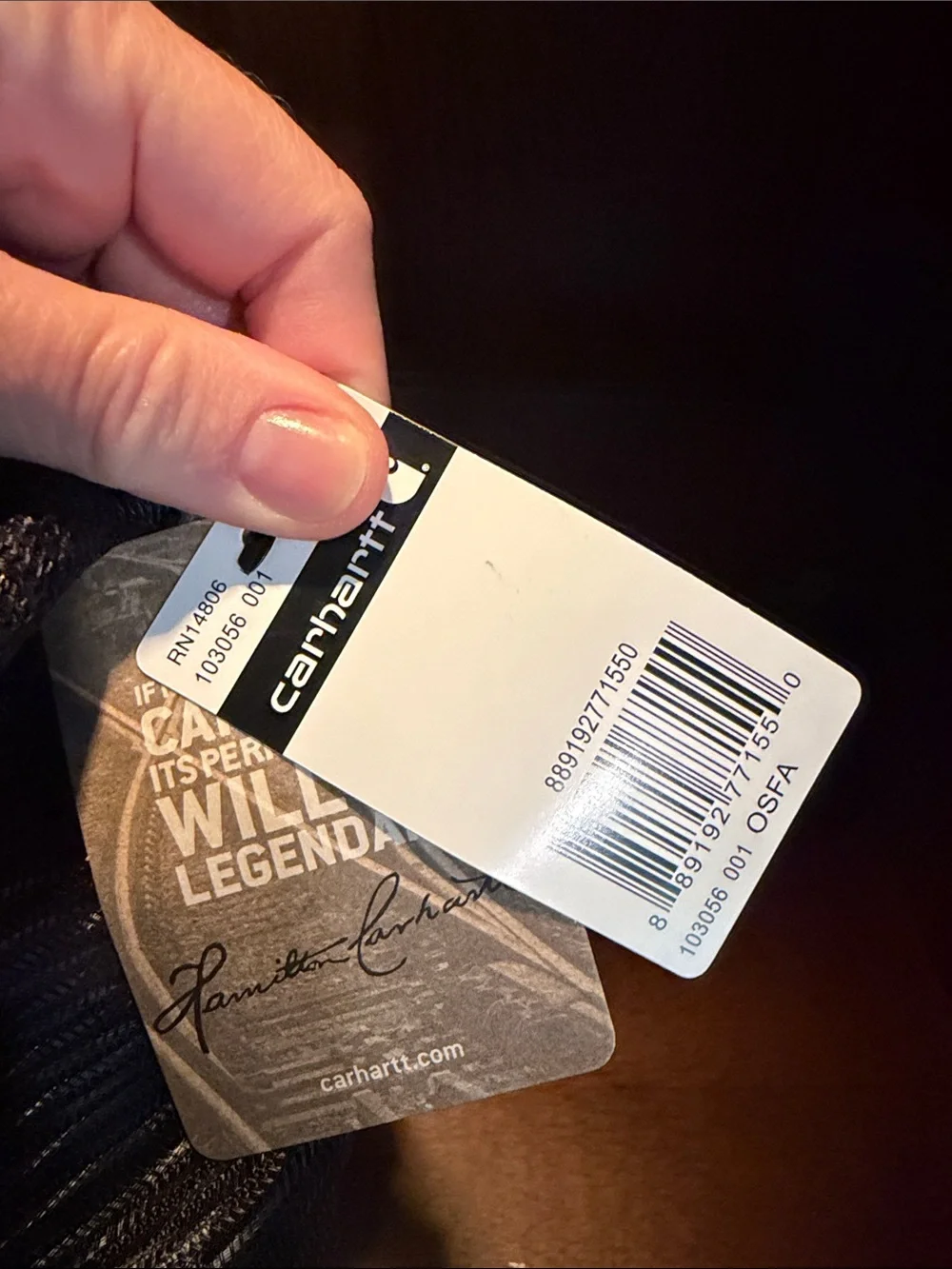 Carhartt white bobcat